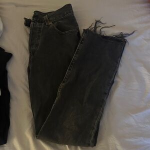 Levi's Black Straight Leg Jeans